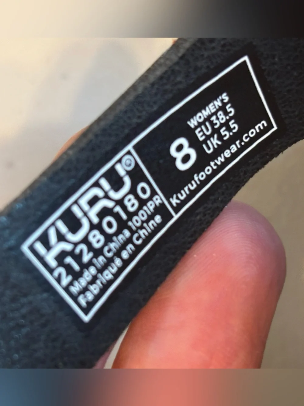 KURU Black Strappy Cork Footbed Sandals - Picture 8 of 8